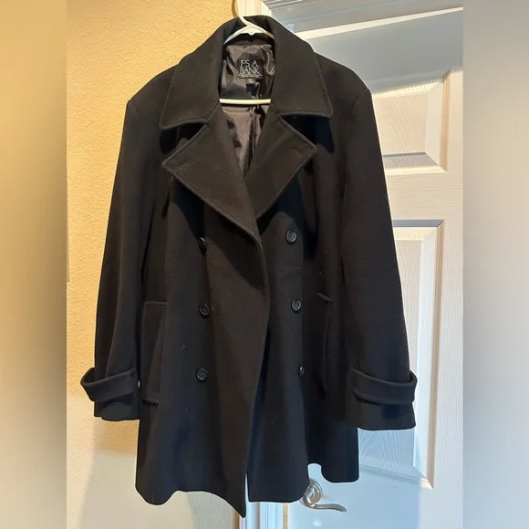 Men’s Jos A Bank Wool Blend Pea Coat - Picture 1 of 6